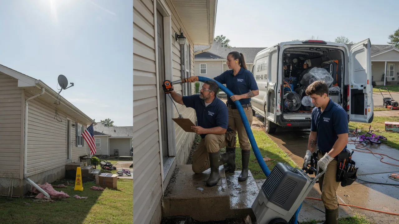 Ceiling Water Damage Restoration in Mount Pleasant, OH near me